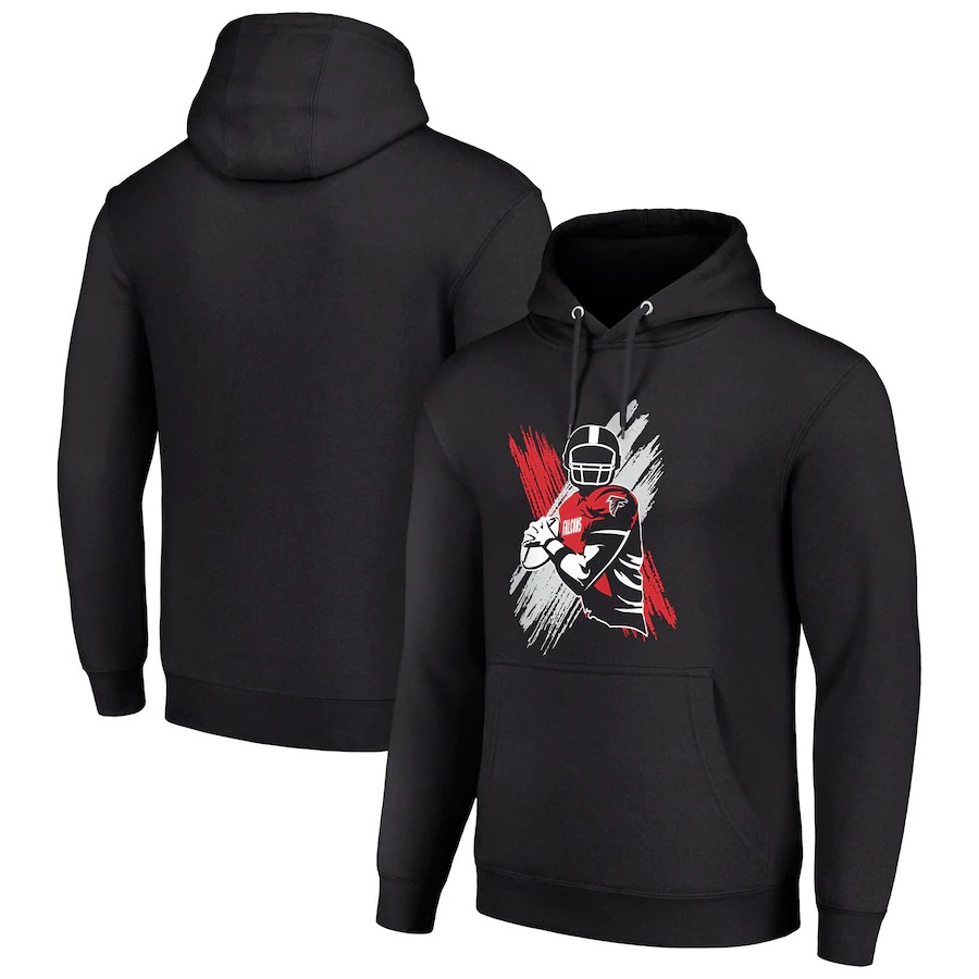 Men atlanta falcons black NFL 2024 hoodie